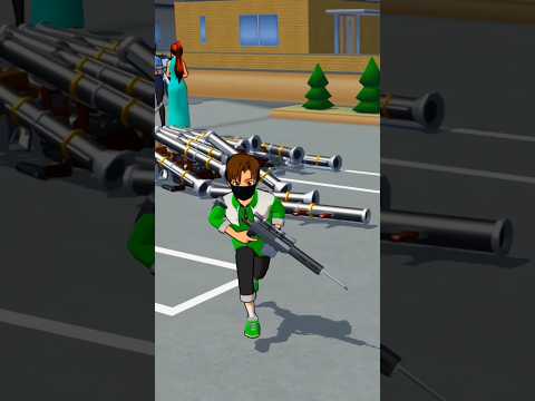 Sakura School simulator 👮🚔🔥#shortvideo #viralvideo #trendingshorts #policeman #shortsfeed #lagusedih