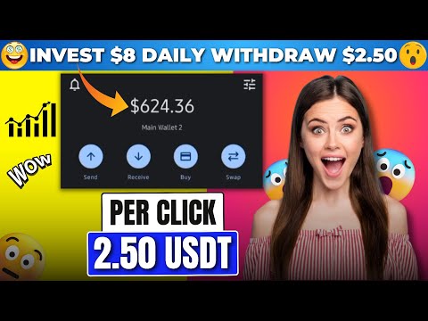 INVEST $8 DAILY WITHDRAW $2.50 (🔥PROOF) : (DO NOT MISS❌) USDT MINING WEBSITE 🚀 HIGH PROFIT WEBSITE 🎁