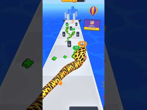 ভাগ্নে এটা রাসেল ভাইপার সাপ 🤣 Snake Race Funny Mobile Gameplay shorts #gaming #shortsfeed #shorts