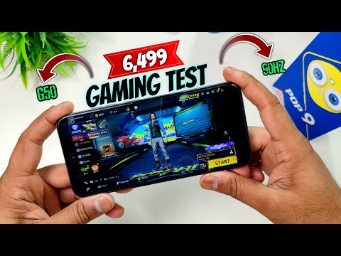 Tecno Pop 9 FreeFire Gaming, Heating & Battery Draining Test | Best Mobile Gaming Mobile 6499 Only 🔥