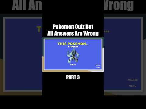 Pokemon Quiz But All Answers Are WRONG! (Part 3)! #pokemon #shorts