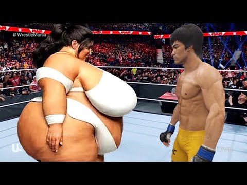 🔥Bruce Lee vs. Sumo Girl | WWE Extreme Rules Full Match🔥