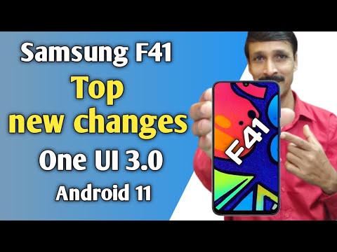 Samsung F41 top new features One UI 3.0 android 11 update