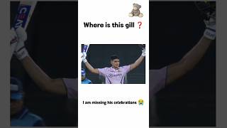 Where is him ?😢.          #shubmangill #gt #cricket #sad #century #ipl2024