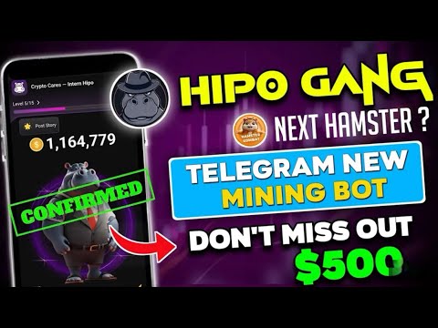 Hipo Gang Connect Wallet Withdraw || Hipo Gang Airdrop Mining App  | Hipo Claim Airdrop Crypto 2024