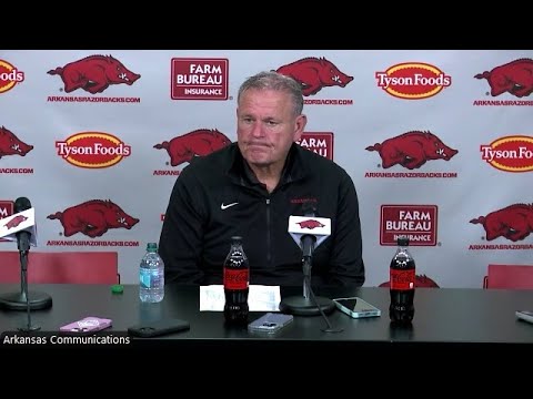 Arkansas head coach Sam Pittman talks about 20-10 loss to No. 3 Texas