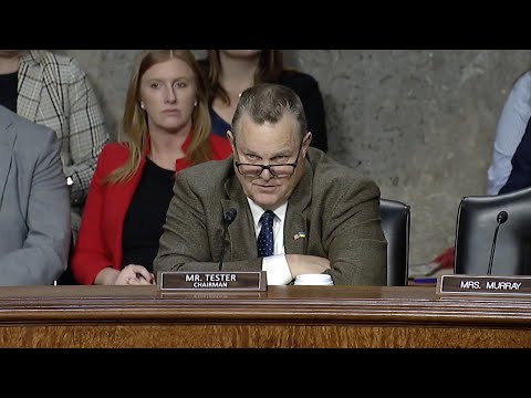 At Hearing, Tester Presses VA on Implementation of the SFC Heath Robinson Honoring Our PACT Act