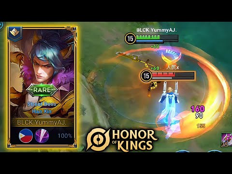 HAN XIN TANK BUILD JUNGLE "INTENSE TEAM FIGHTS" 🔥🔥 - HONOR OF KINGS