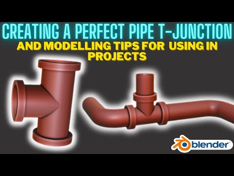 Creating a perfect T-Junction pipe in Blender