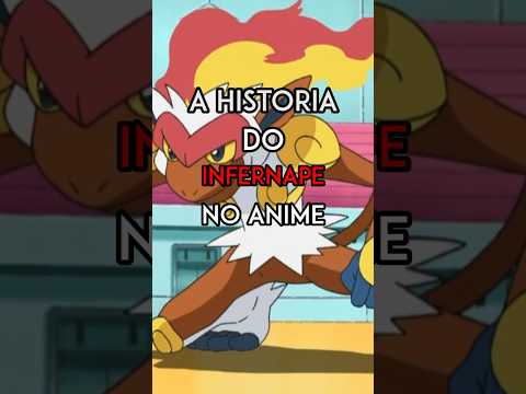 A HISTÓRIA DE INFERNAPE! #shorts #infernape #pokemon #chimchar