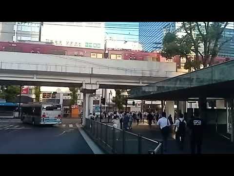 京急　通過シーン　IN　川崎駅周辺