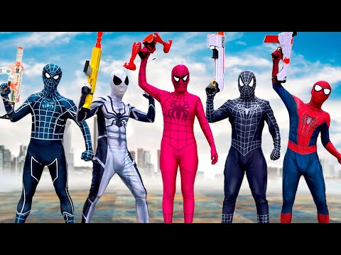 NO BAD GUY TODAY ??? || Pro 5 SuperHeroes Story ( Trainning Nerf Gun, Swimming...) By Life Hero