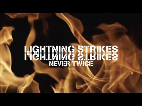 Lightning strikes never twice (Lyric video)