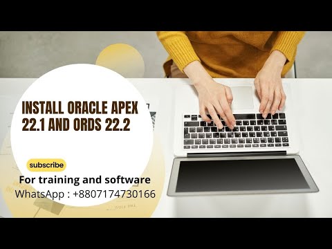 How to Install APEX 22 .1 and ORDS 22.2 Step by step