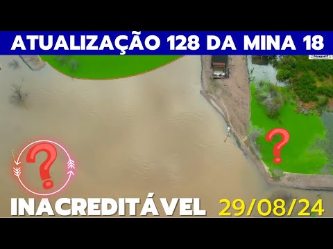 Atualização 128 da Mina 18 da BRASKEM no Mutange A Maceió | Alagoas Brasil | visto de cima