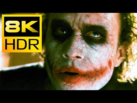 8K HDR ● Joker Entry Scene (Dark Knight) ● 5.1 Audio / Bank Heist (Joker) | The Dark Knight [IMAX]