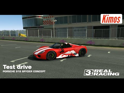 Test drive PORSCHE 918 SPIDER CONCEPT | 3D Real Racing