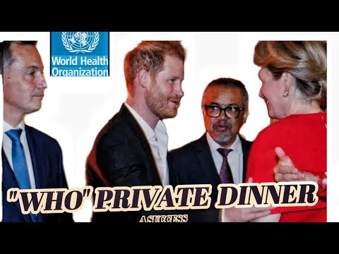 Prince Harry Shines at WHO Private Dinner on Violence Against Children and Mental Health  .