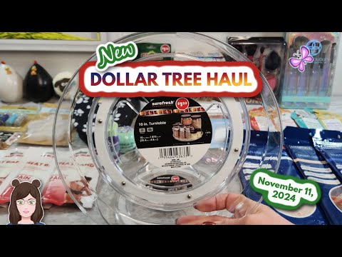 NEW DOLLAR TREE HAUL!  Great Finds!! November 11, 2024