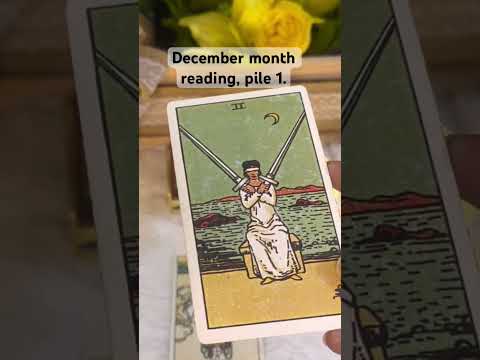 December month reading, pile 1.     #tarot #december #energy #guidance #reading