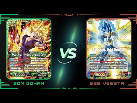 Son Gohan vs Spirit Boost Vegeta: Dragon Ball Super Masters Set 23 Locals