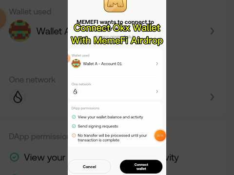 How to connect Okx Wallet with memefi || connect Okx Wallet with memefi || MemeFi Airdrop