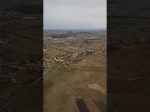 Ryanair 9547 from Brussels 1.5 minutes before landing at Cluj-Napoca #shorts #ryanair #romania #cluj