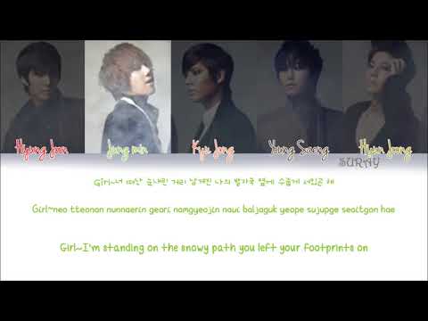 SS501 – Snow Prince (Han/Rom/Eng) Color Coded Lyrics