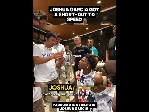 IShowspeed Shout-Out Joshua Garcia with Help of Manny Pacquiao