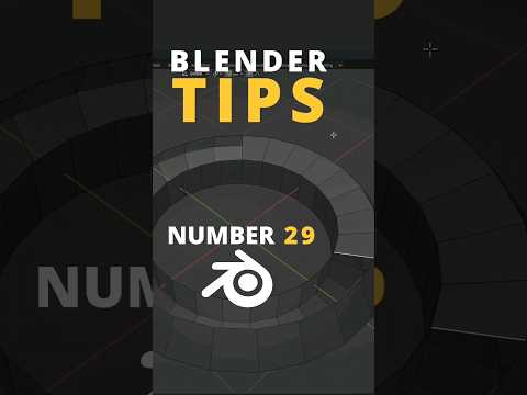 Blender Tips 29 Fill Faces ✔️ #blender #blendertutorial #quicktips