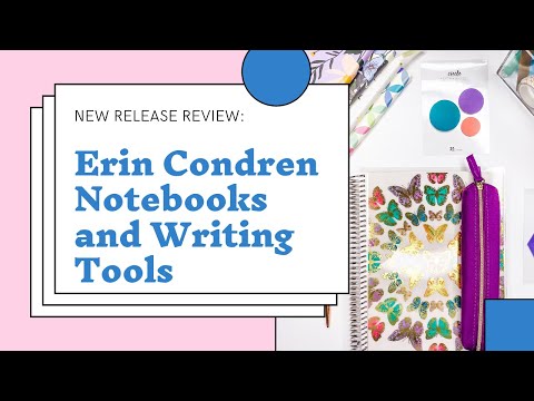 Erin Condren Notebooks & Writing Tools | Review Video