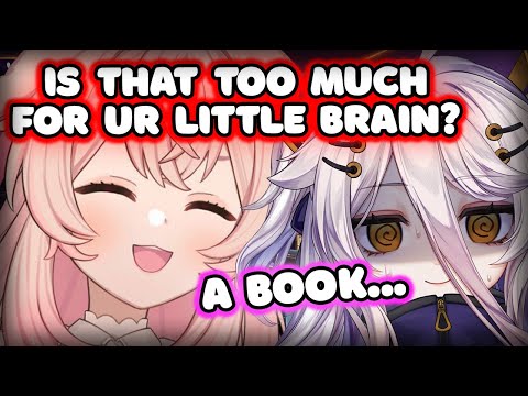 Pippa found out that books are too much for Henya's brain...【Henya, Pippa】