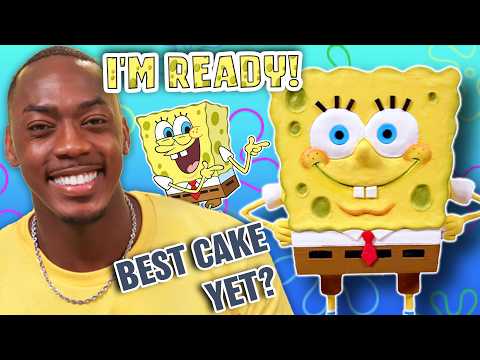 Making a SpongeBob SquarePants Cake!