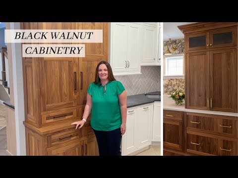 Black Walnut Kitchen Cabinets