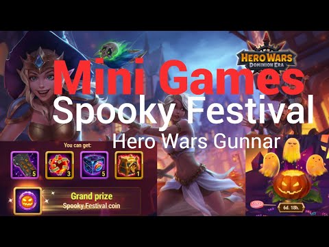 Hero Wars Spooky Festival Mini Games Puzzles 2024