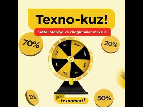 🤩🥳 TEXNOKUZ - bu degani katta lotereya va CHEGIRMALAR MAXSUS! #shorts #short