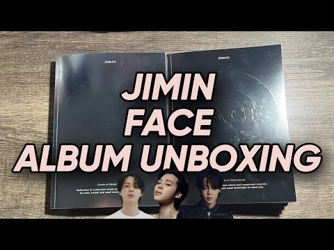 Jimin Face album unboxing ( Invisible face & Undefinable Face versions)