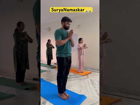 Surya namaskar ! #residentialmentorship