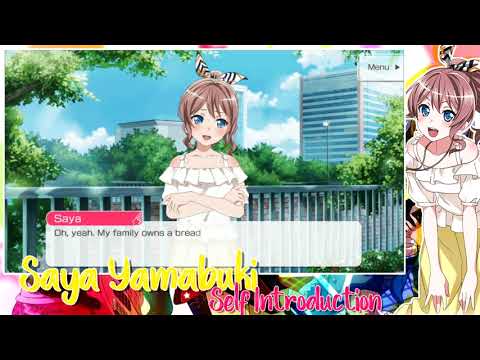 【ENGLISH】 Poppin'Party // Saya Yamabuki Self Introduction