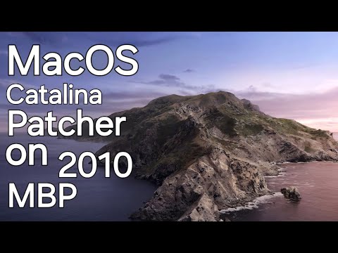 MacOS Catalina Patcher on 2010 Macbook Pro!