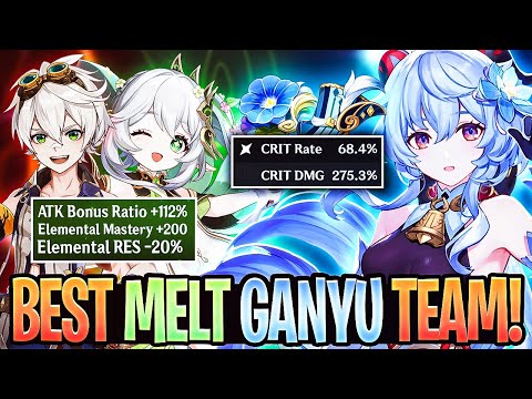 This Burn Melt Ganyu & Nahida Combo Is INSANELY Busted | Genshin Impact