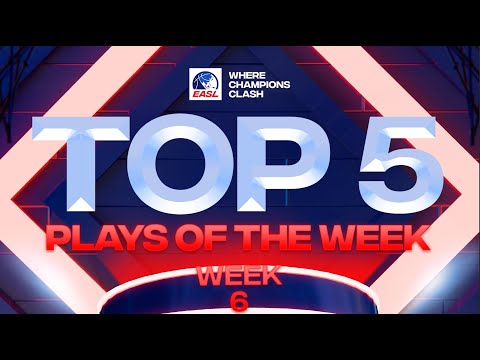 EASL Season 2024-25 | Top 5 Plays Week 6 (Nov. 13, 2024)