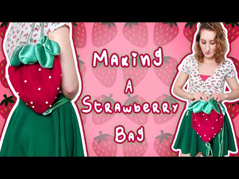 Strawberry Purse Sewing Tutorial