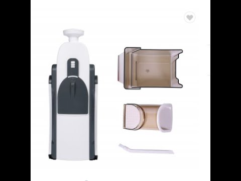 Safe Slice Mandoline Slicer Julienne + Dicer For Vegetables Meal With Thickness Adjuster Vegetable.