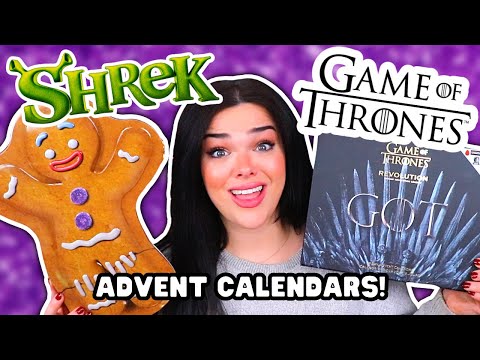 SHREK & GAME OF THRONES ADVENT CALENDARS! | Revolution Beauty Advent Unboxings