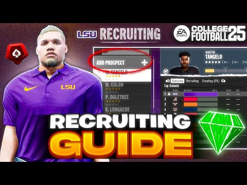 The BEST Recruiting Guide in College Football 25 Dynasty Mode