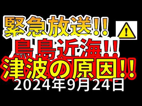 【緊急放送！】先ほど、鳥島近海で津波が発生！津波の原因をわかりやすく解説します！