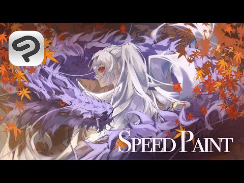 【Speed Paint】秋の厚塗りイラスト描いてみた【メイキング】