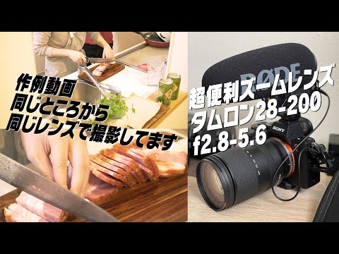 【超便利ズーム】タムロン 28-200mmの威力がわかる作例動画。これで７万円ってコスパよすぎ