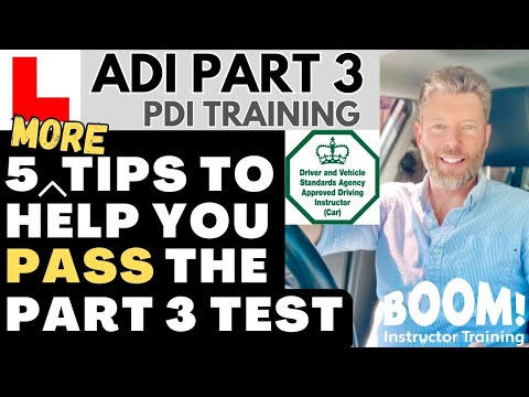 Pass your ADI Part 3 test using these excellent tips!